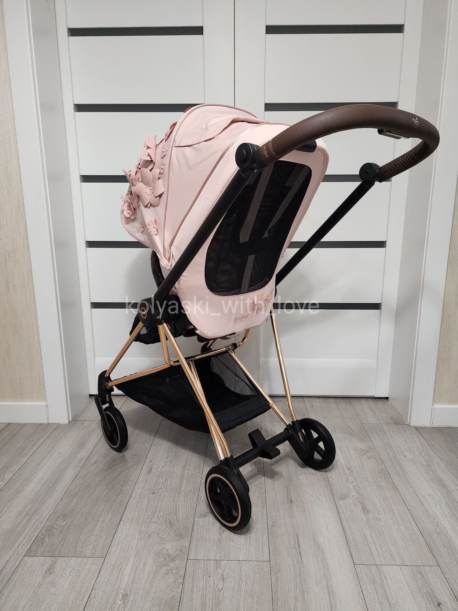 Cybex Mios 4.0 Simply Flowers pink Сайбекс Міос візок візочок