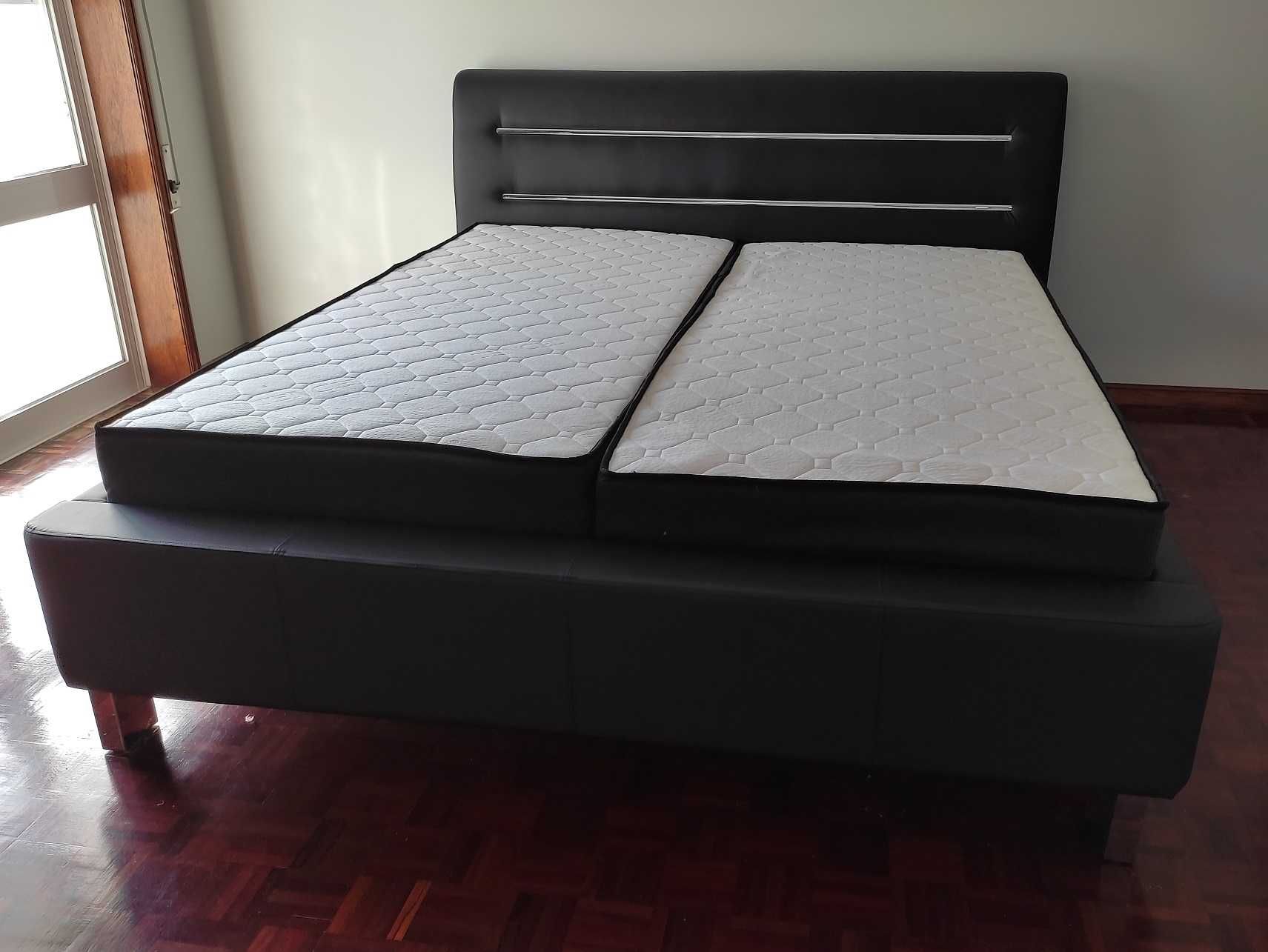 Cama moderna de casal com 200x200cm