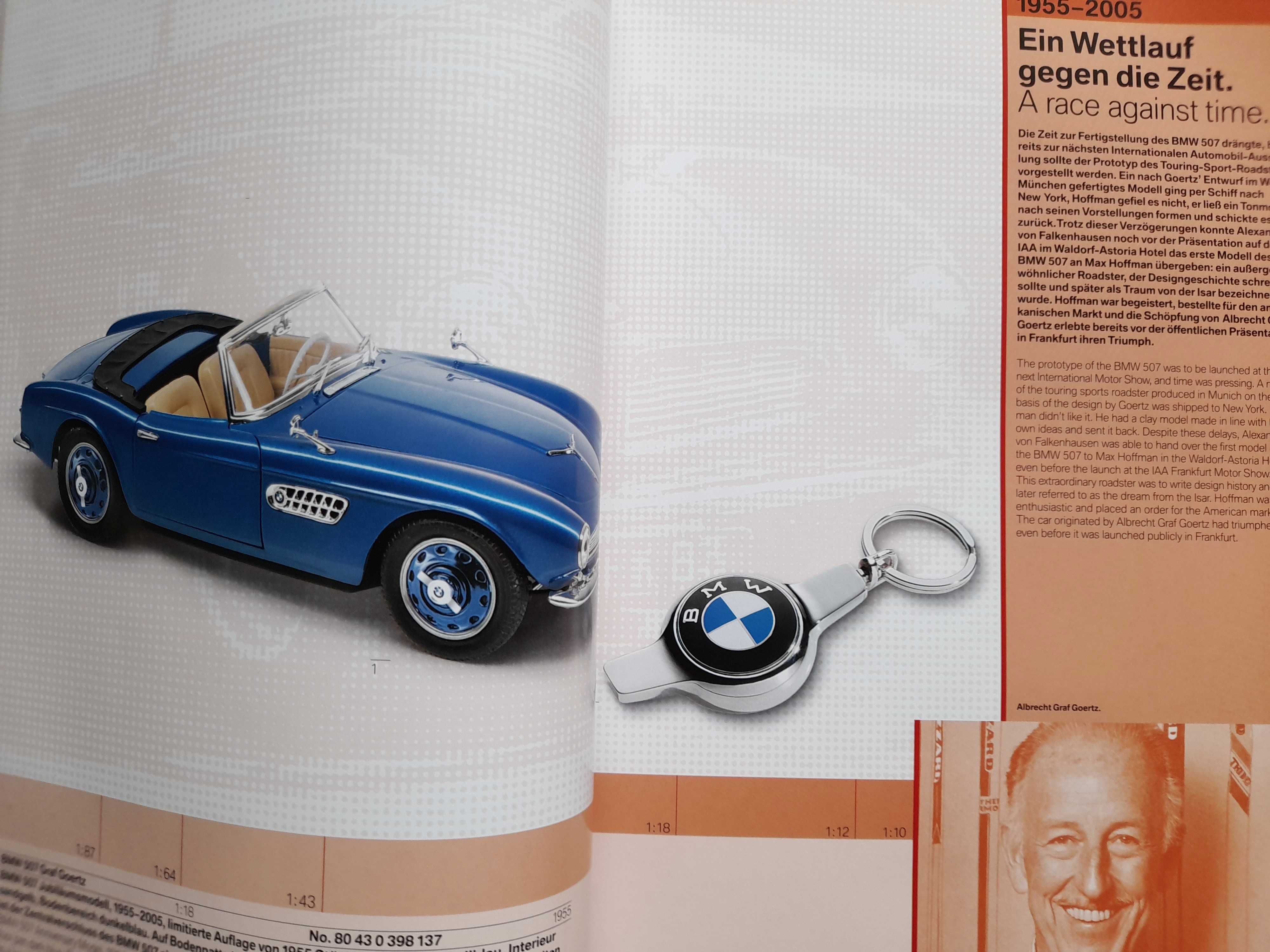 BMW model skala 1:87, 1:43, 1:18, 1:12 samochód, motocykl katalog 2005