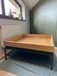 Drewniany stolik kawowy DEESIGN STUDIO industrialny/minimalistyczny