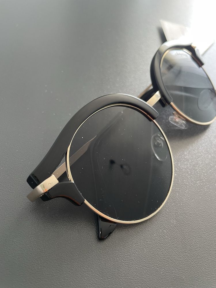 Okulary przeciwsłoneczne gold black woman Lucky Look 100% UV 400