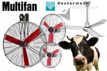 Multifan Wentylator Mieszacz powietrza koszowy fi 50, 71, 130 do obory