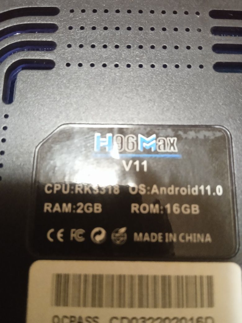 Смарт приставка H96 Max 2/16