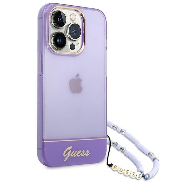 Etui Guess do iPhone 14 Pro 6,1'' Fioletowe/Purple