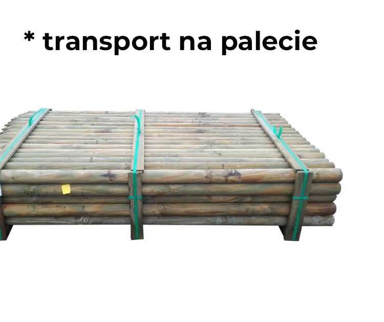 Paliki drewniane do drzewek palisada słupki do nasadzeń