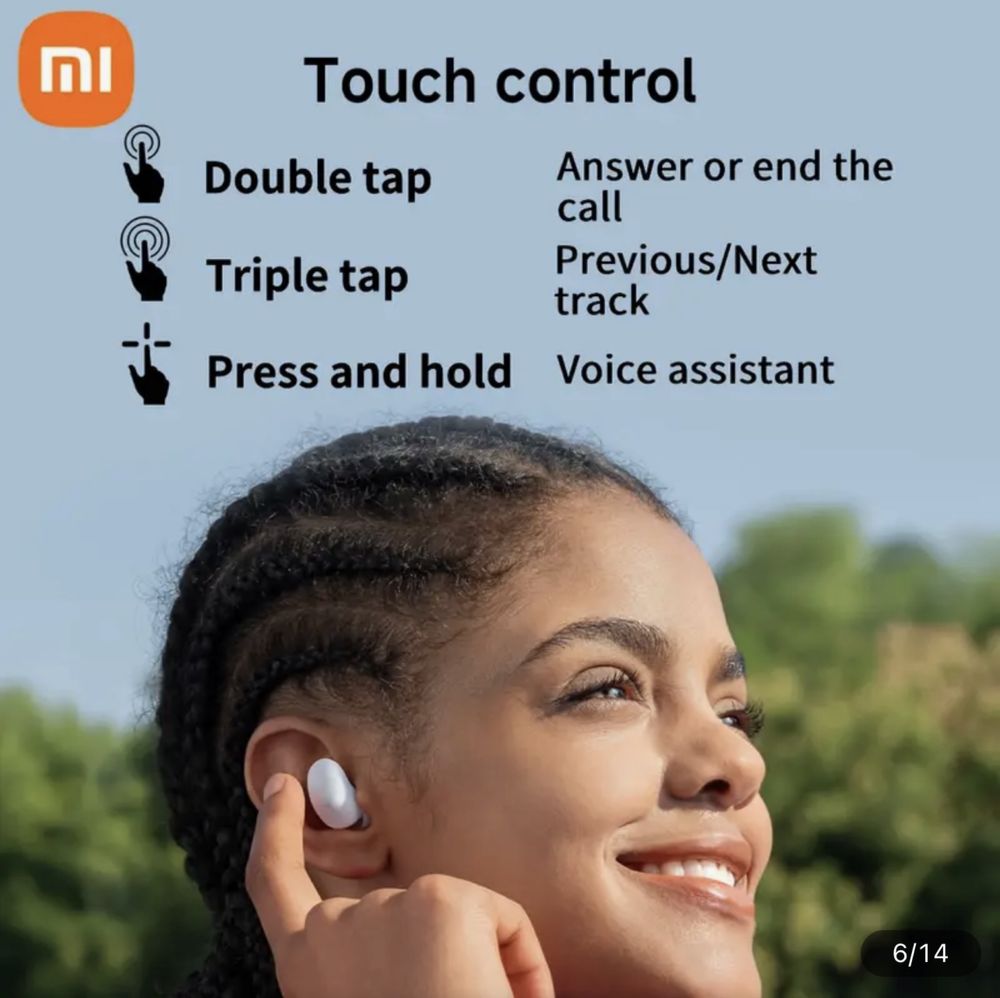 Fones Xiaomi redmi buds 6 play - novos