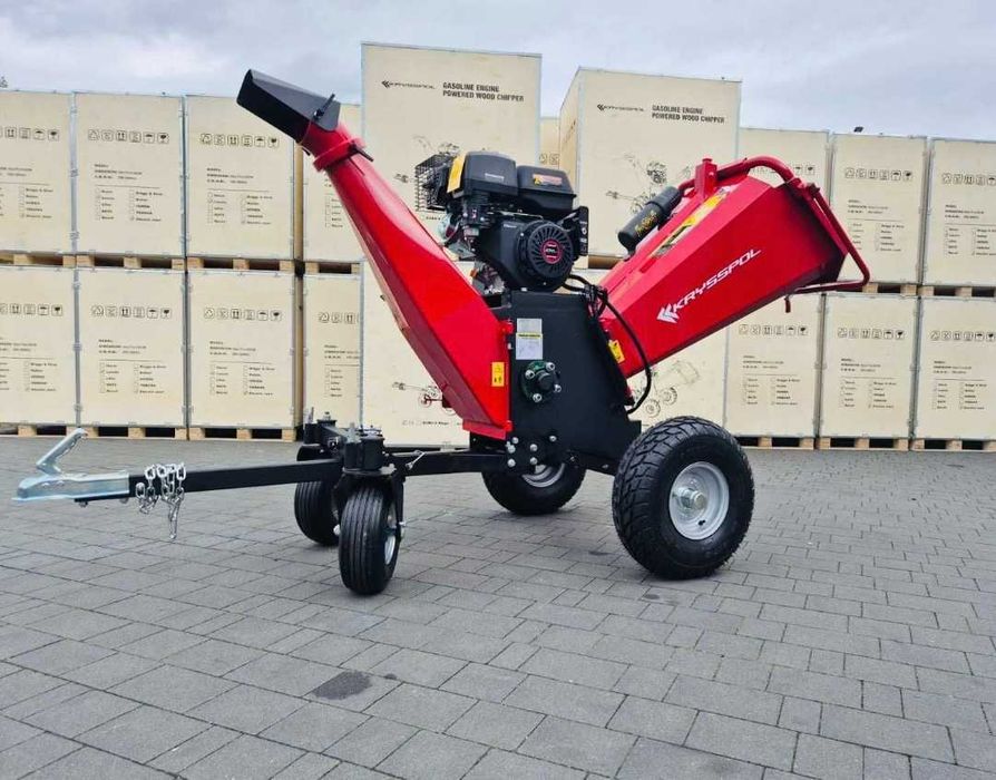 Rozdrabniacz rębak spalinowy do gałęzi 15cm el. start Loncin 420 cm³