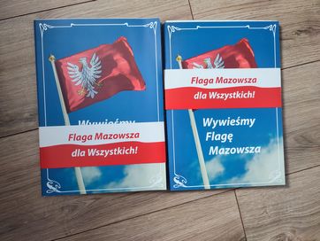 Flaga Mazowsza 2 sztuki