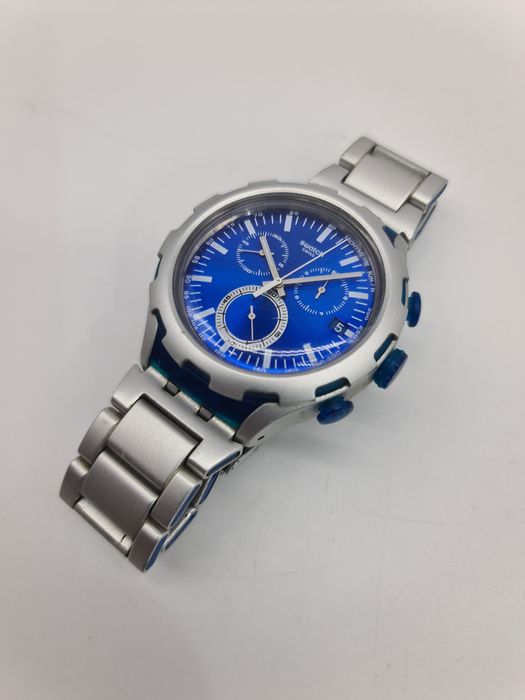 Relógio masculino SWATCH Irony Chronograph Blue