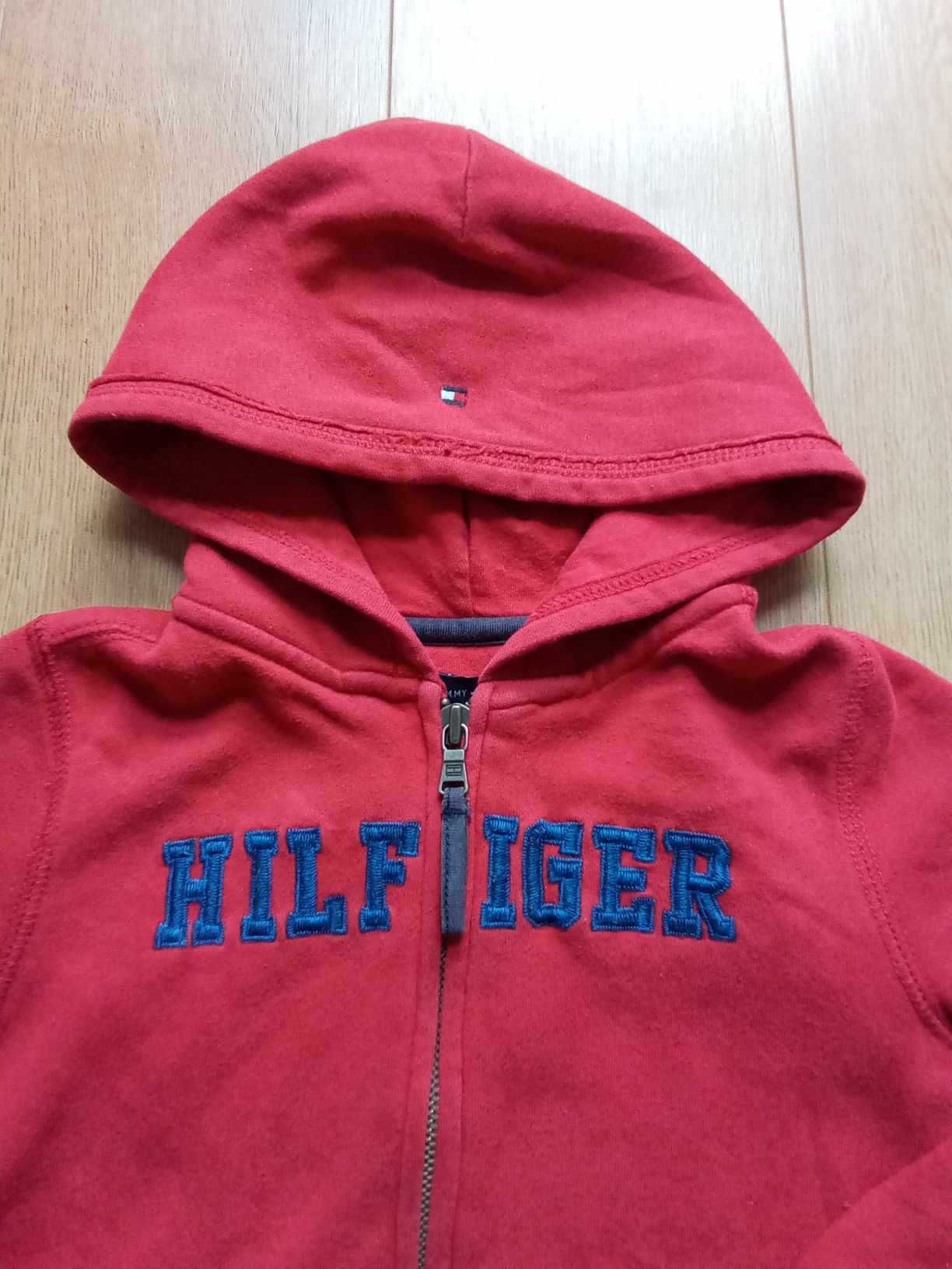 Bluza na zamek z kapturem Tommy Hilfiger r.104