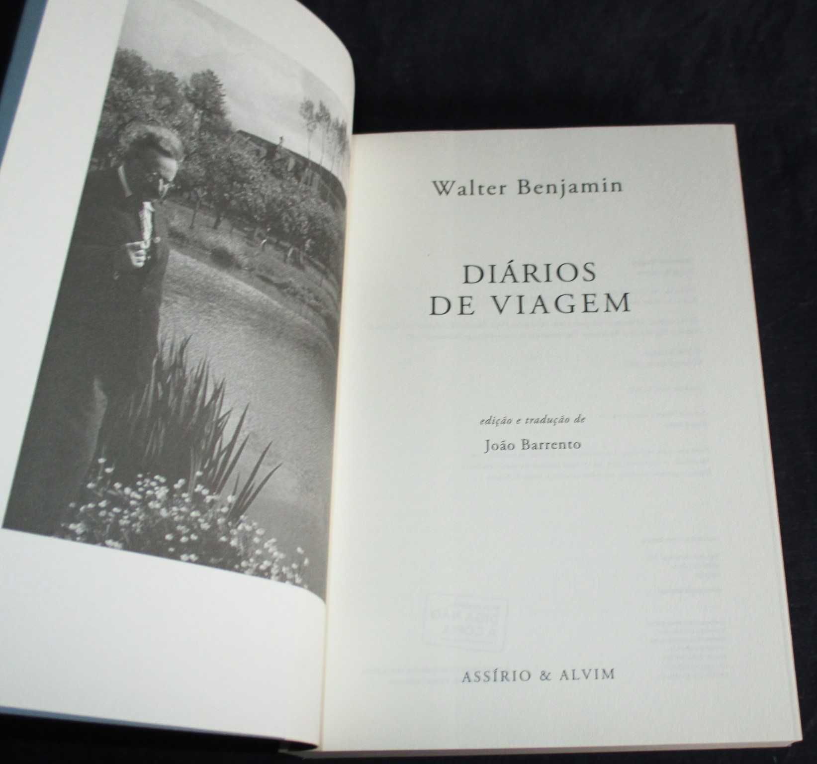 Livro Diários de Viagem Walter Benjamin
