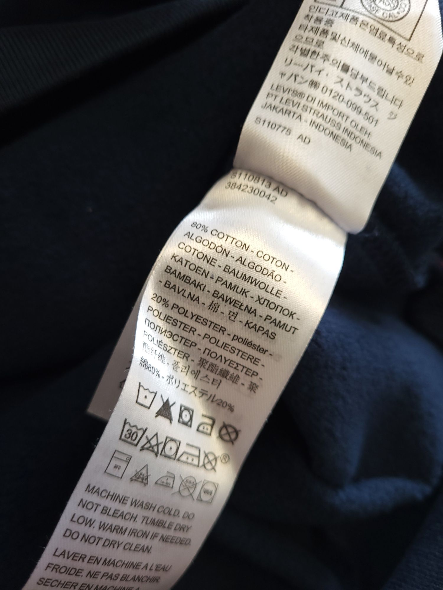Nowa męska bluza LEVIS rozmiar M granatowa
