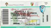 Bilhete Boavista FC - FC Porto (Época 2000/2001)