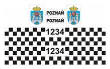 Magnesy, naklejki taxi bolt Poznań, Łódź i inne miasta