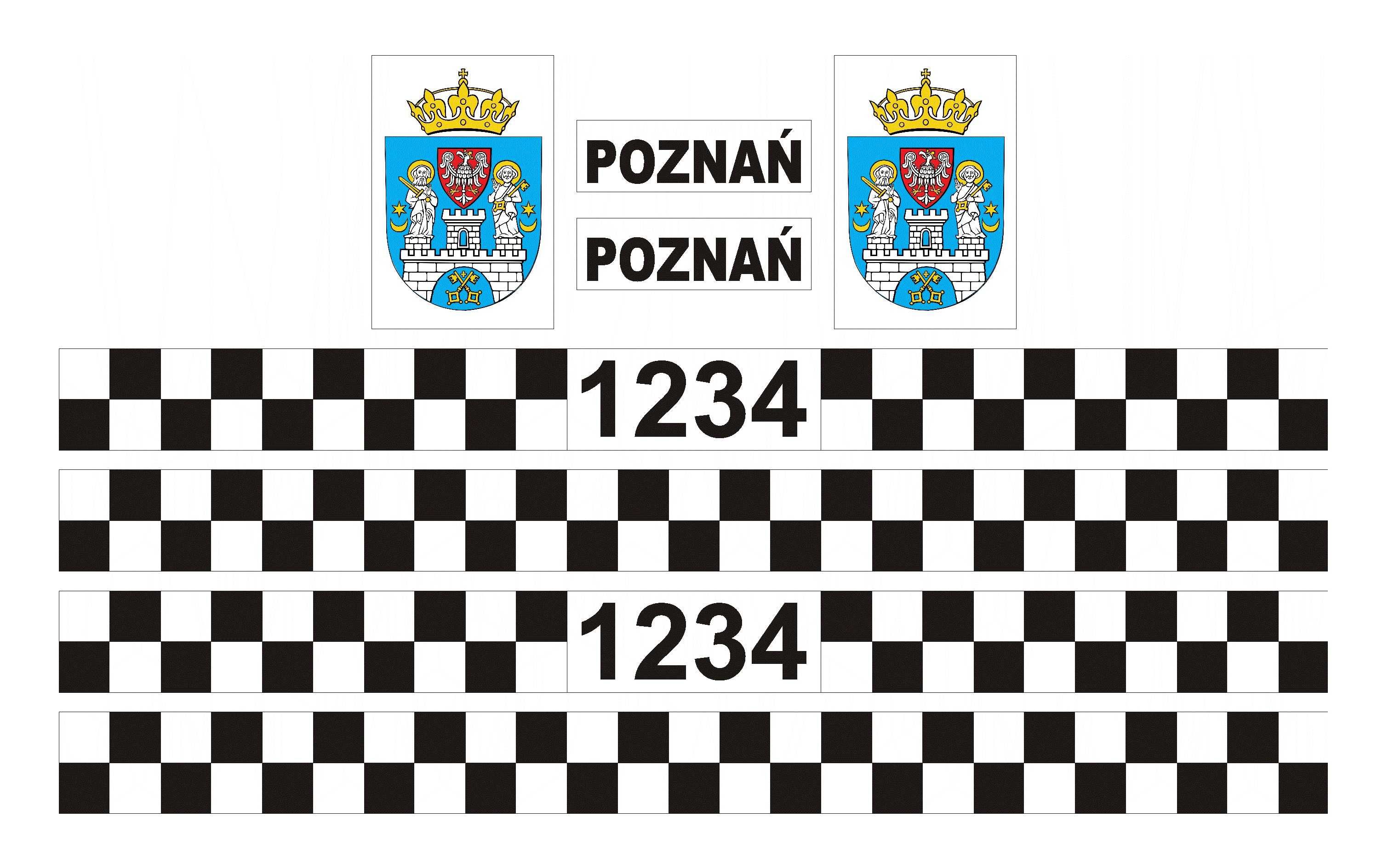 Magnesy, naklejki taxi bolt Poznań, Łódź i inne miasta