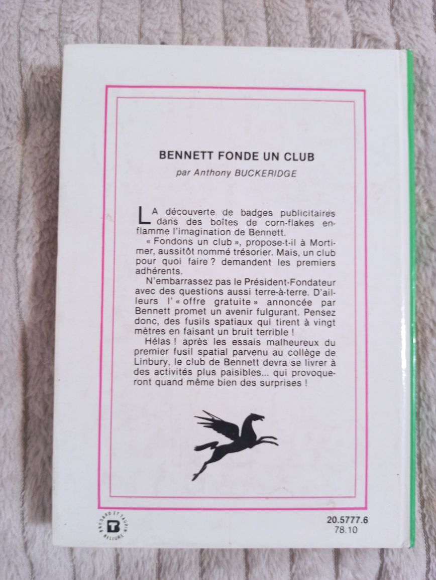 Bennet fonde un club - Anthony Buckeridge (po francusku)