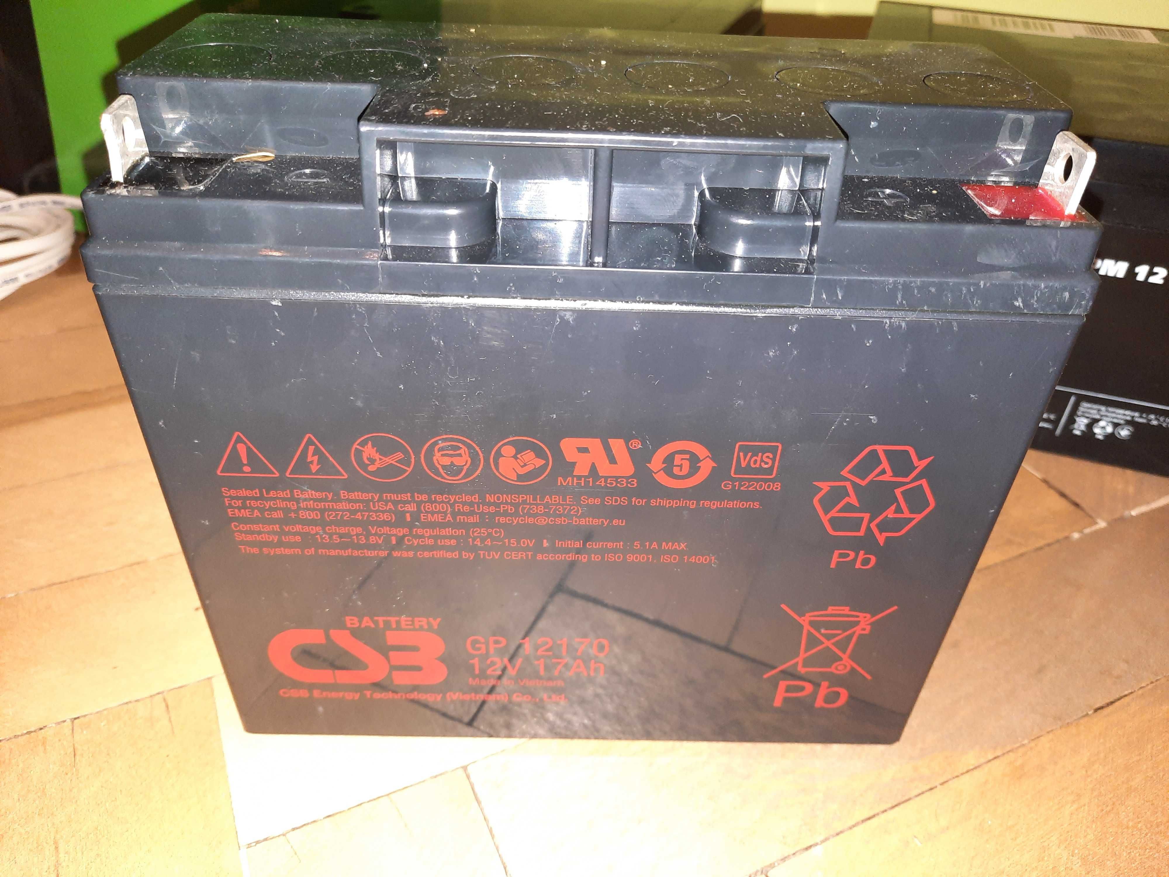 Акумулятор CSB Battery GP 12170 (12V 17Ah)  (GP12170)