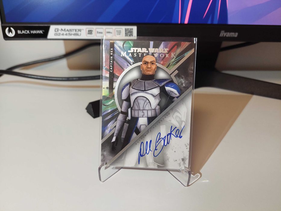Topps Star Wars Masterwork 2022 Captain Rex Dee Bradley Baker Auto