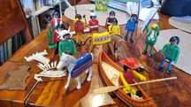 Playmobil stare klocki wioska indiańska Indianie dziki zachód