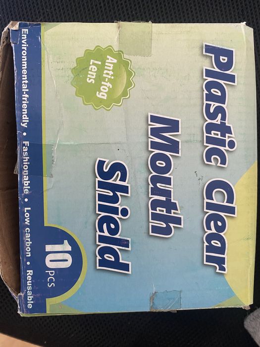 Przyłbica na brodę twarz maska 10 sztuk osłonka