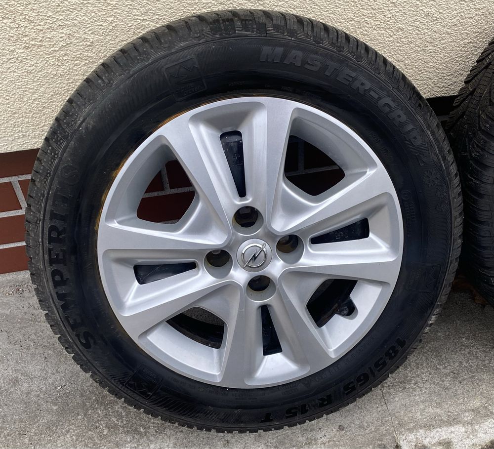 Koła felgi strukturalne 4x100 Opel corsa D Combo Adam Opony 185/65 r15