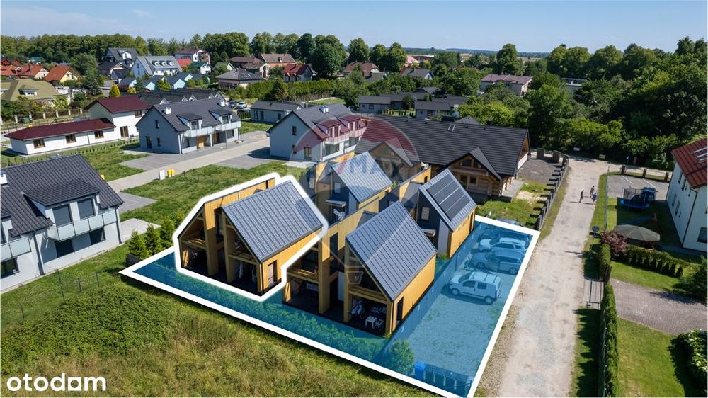 Dom 330 m od zejścia na plażę: Mielenko 3B