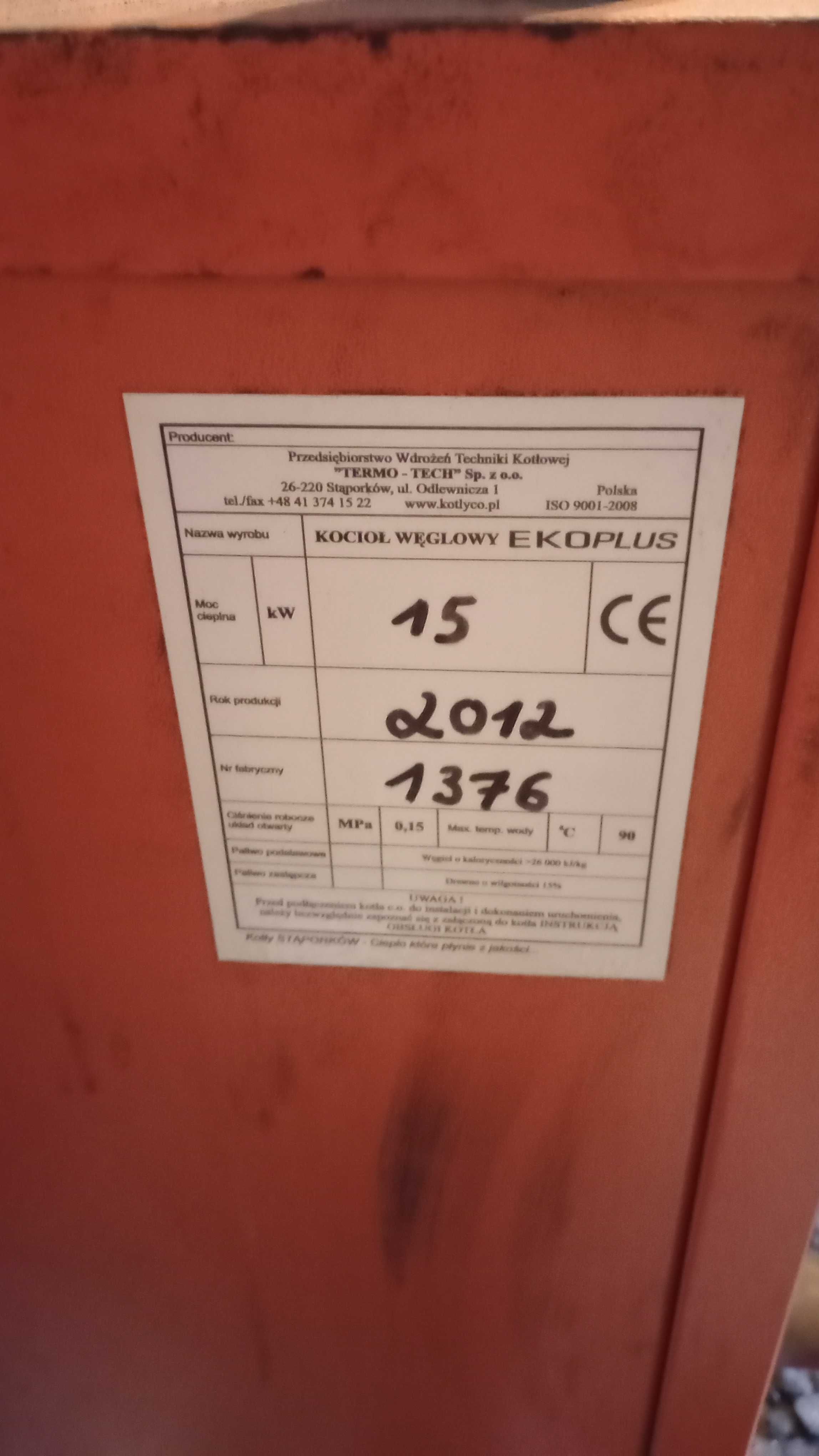 Piec centralnego ogrzewania.