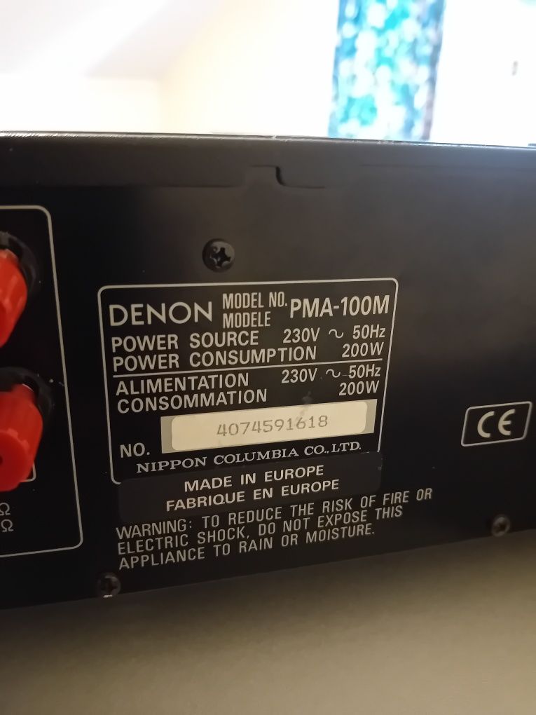 Wzmacniacz denon pma100m  .mikrofon  . Bardzo żadki model..