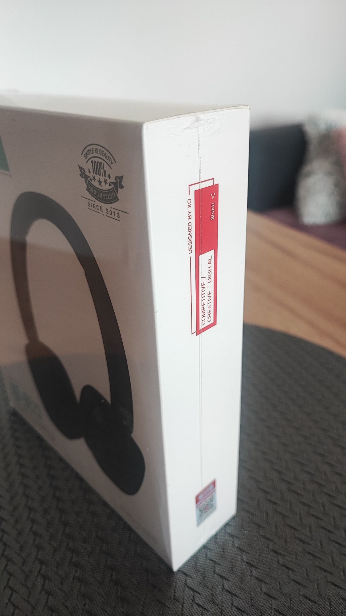 XO Słuchawki bluetooth BE23 czarne nauszne