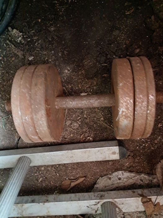 Продам наборные гантели с блинами