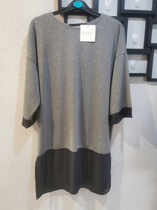 Nowa damska bawełniana elegancka tunika. Rozmiar M 38
Czarny materiał