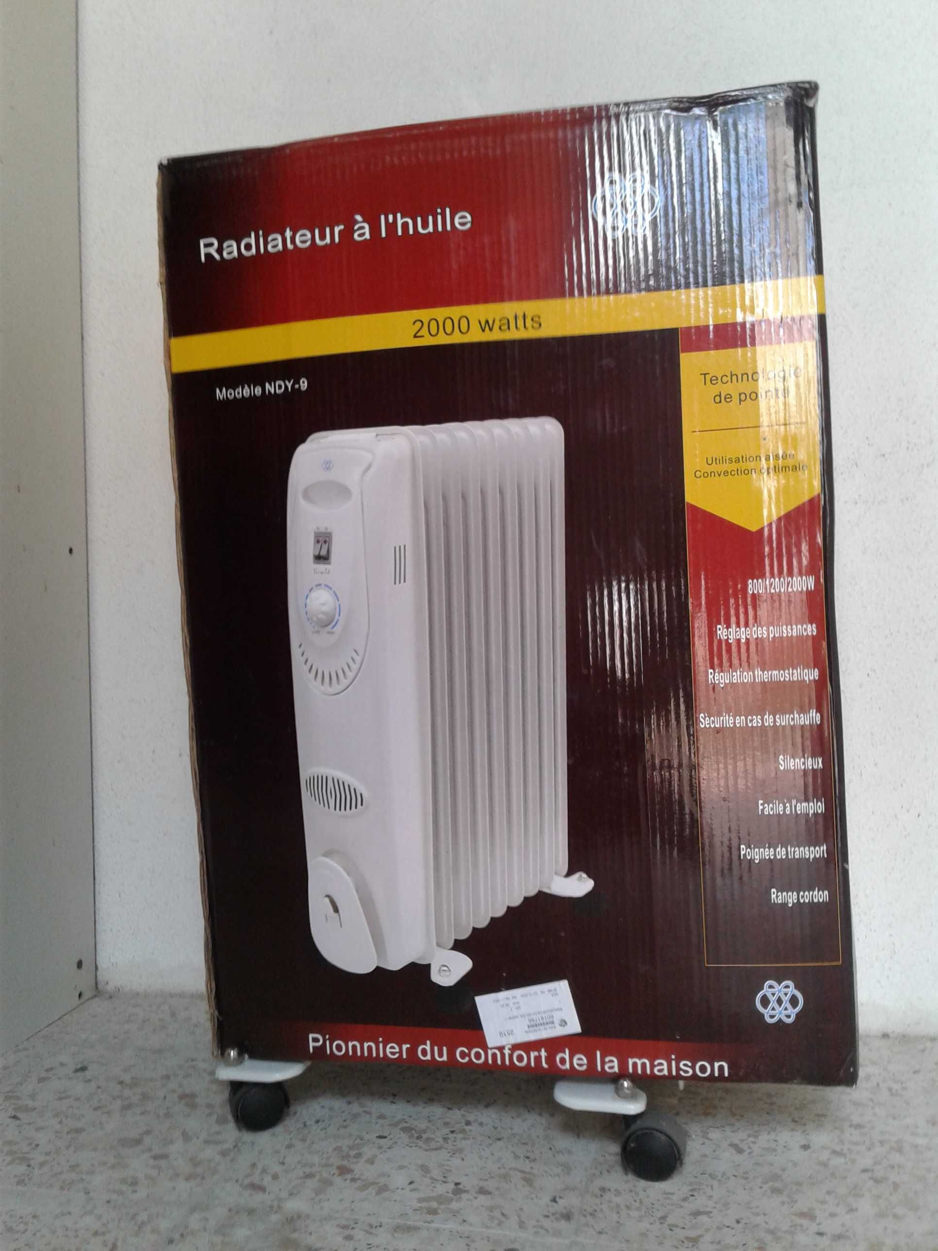 Radiador a óleo 2000 W