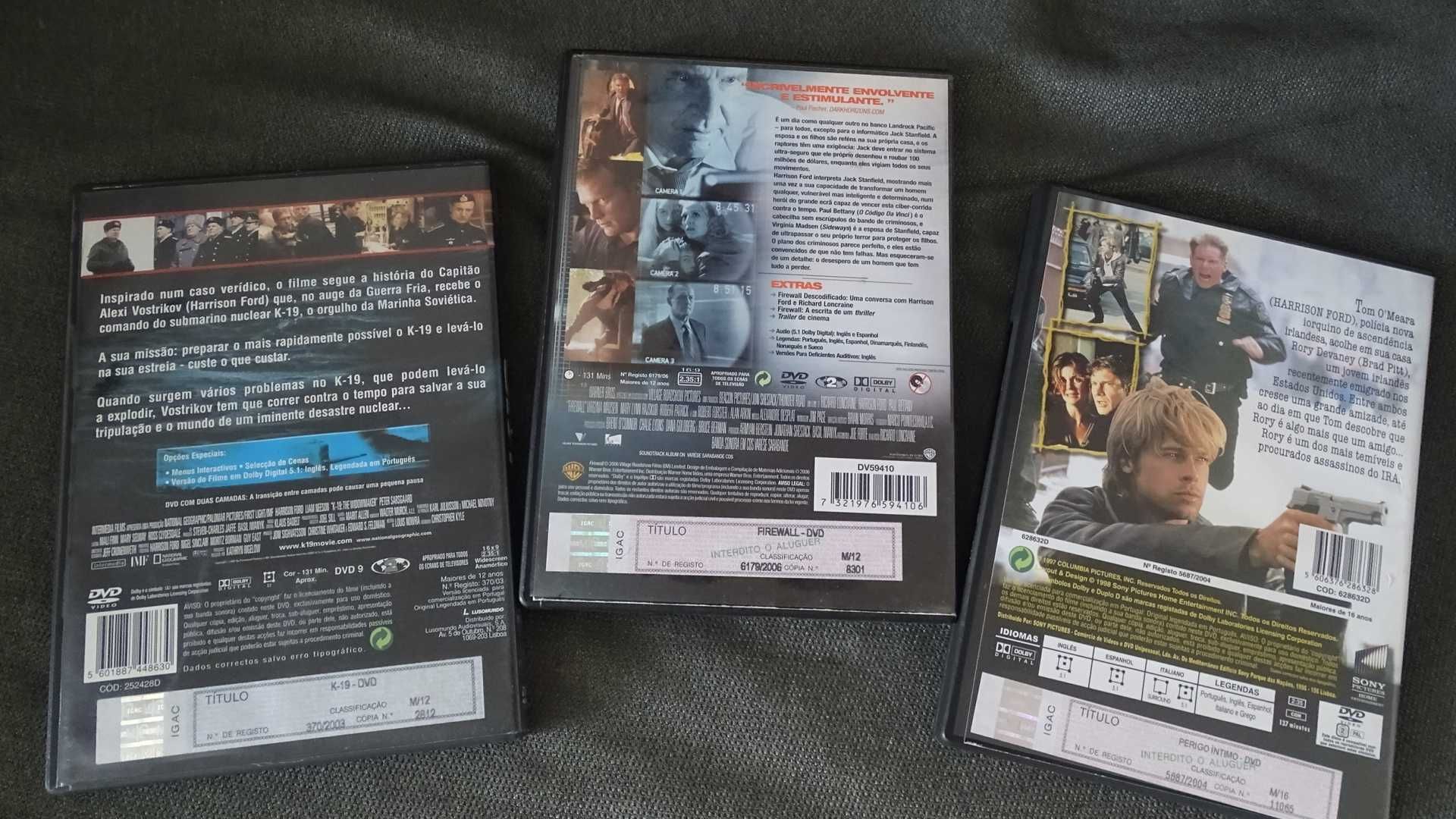 DVDs Harrison Ford - Filmes Acção/Suspense