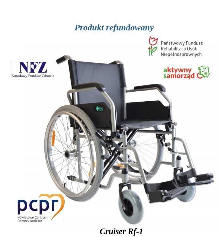 Wózek inwalidzki stalowy Crusier 1 RF-1 Produkt refundowany.