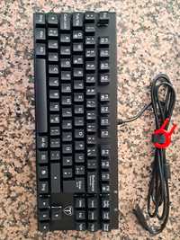 Teclado gaming com fio