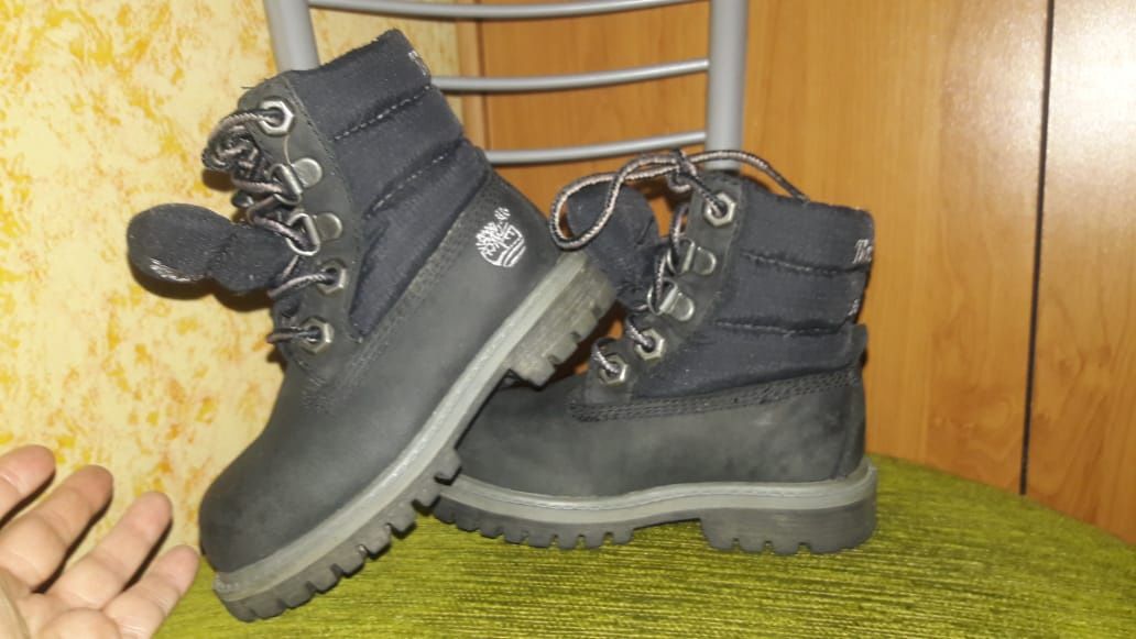 Ботинки детские Timberland 22 стелька 13