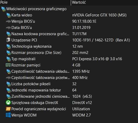 Laptop MSI GL 63 95C
