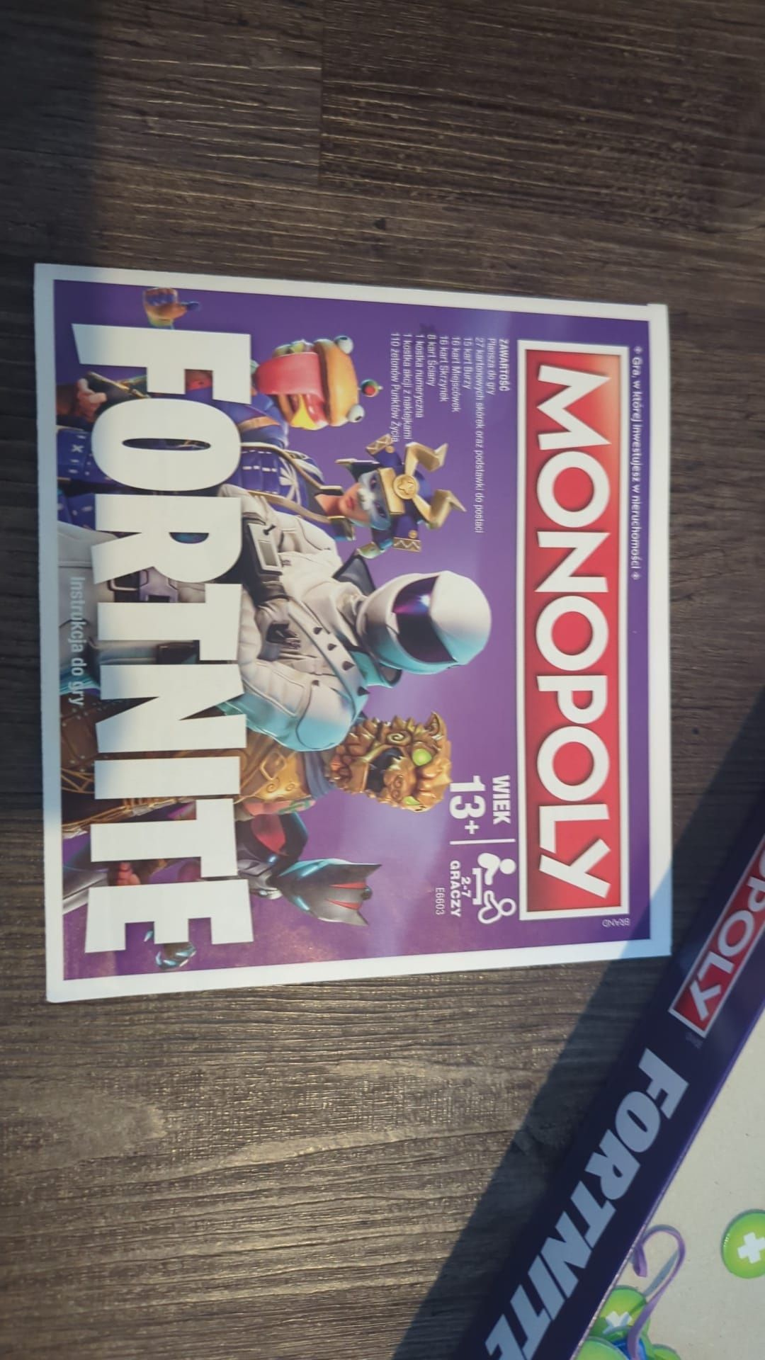 Gra planszowa Monopoly Fortnite