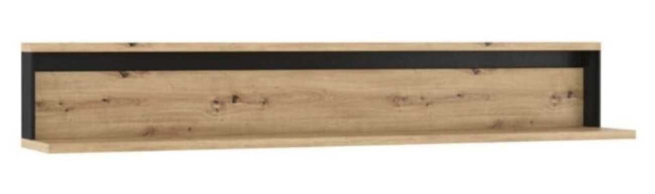 Nowa półka wisząca Lenart QA-05 dąb aristan/czarny