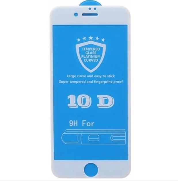 Защитное стекло 10D для iPhone айфон  6/7/8/SE2020