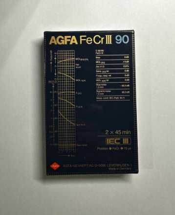 Kaseta magnetofonowa Agfa FeCr III 90
