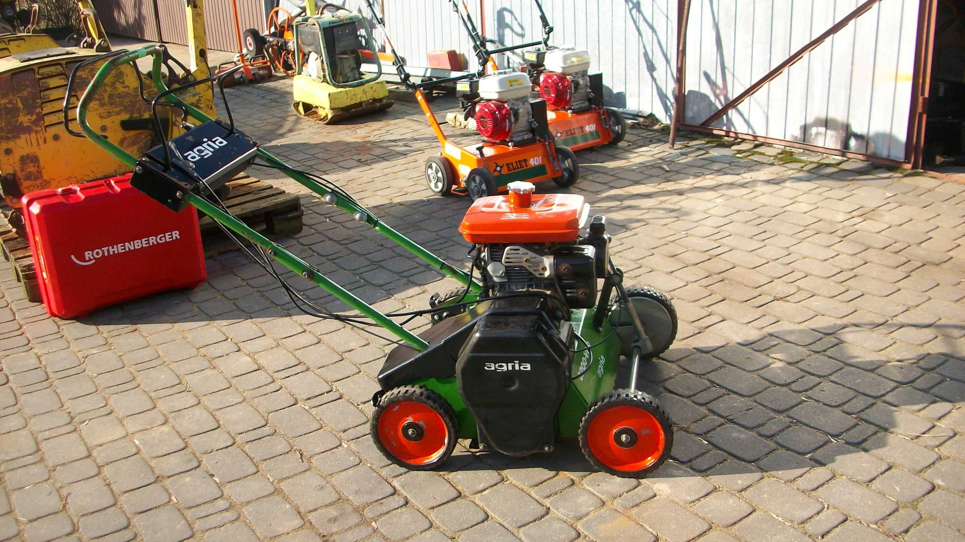 wertykulator Profi napęd noże przeciwbieżne - Agria 8200-V6R - Okazja!