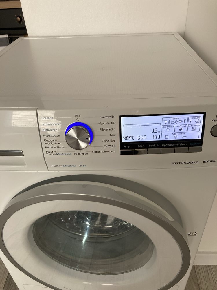 Pralko-suszarka SIEMENS Ekstraklasse IQ890