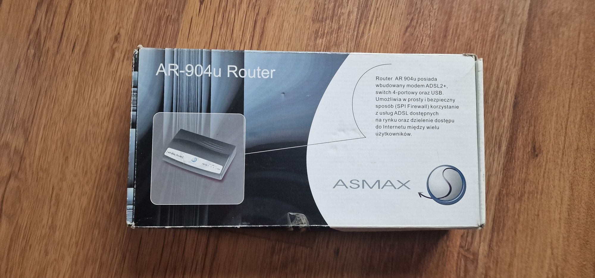 Router ADSL2+, switch, USB - AR-904u