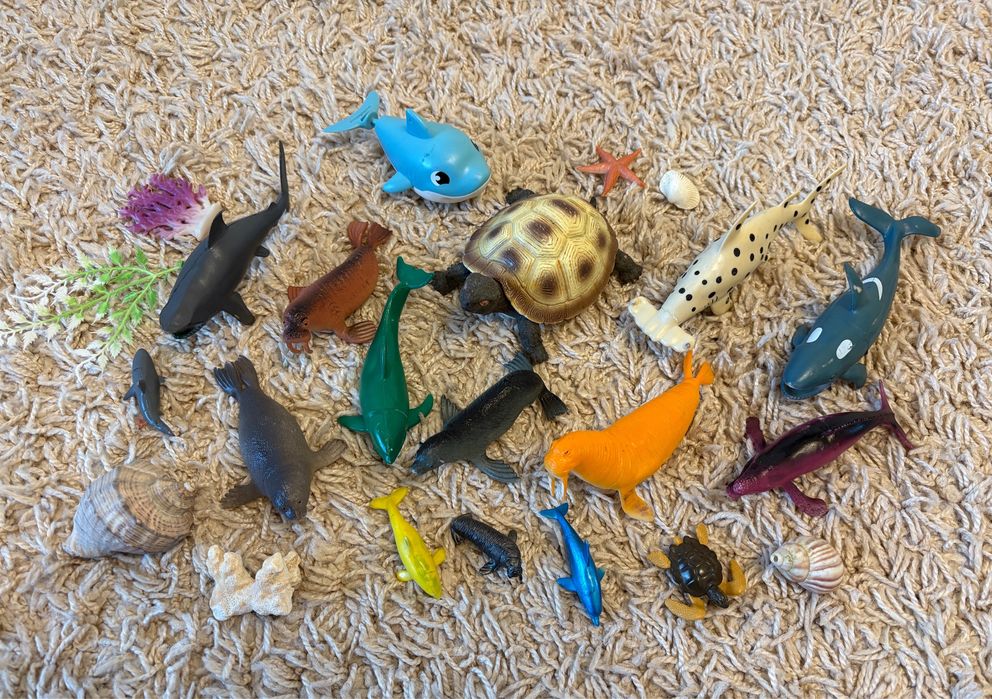 Колекція тварин: сафарі, дикі, морські, птахи