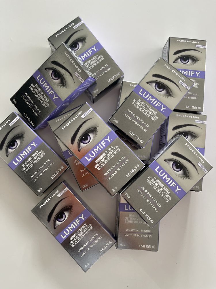 Krople Lumify Bausch+Lomb nowe oryginalne 7,5ml