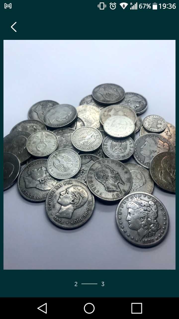 Srebrne monety 3zl za gram lub zamiana