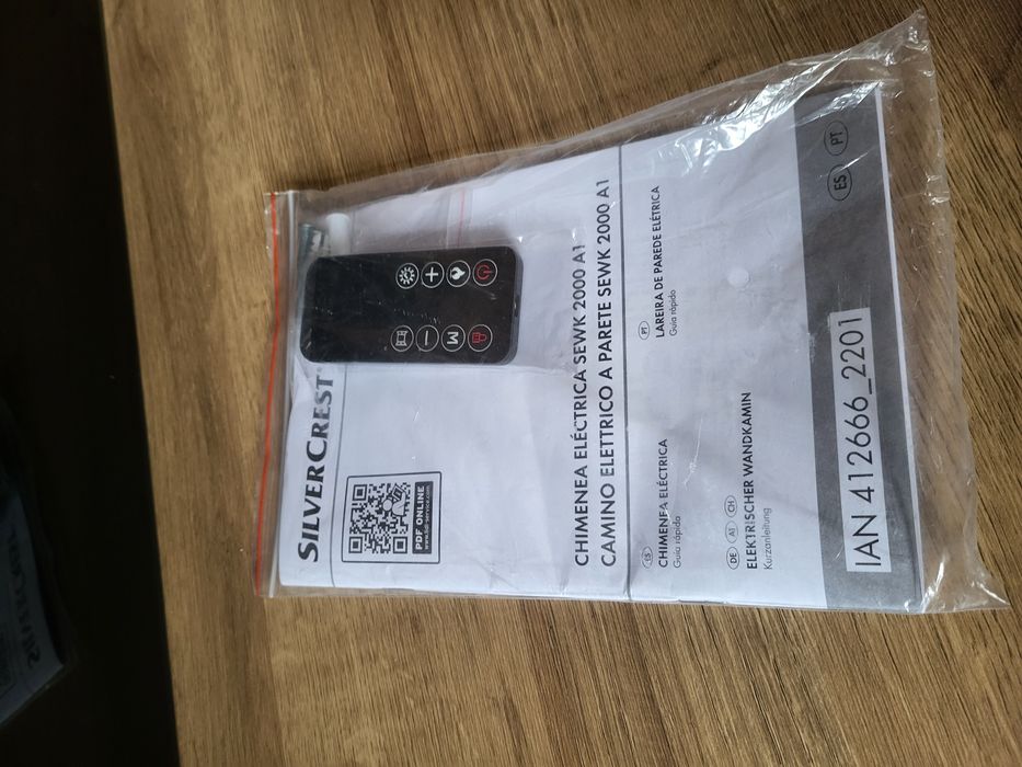Lareira elétrica Silvercrest