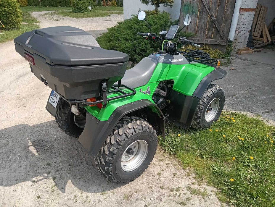 Quad kawasaki klf 300 4x4. homologacja stan idealny transport