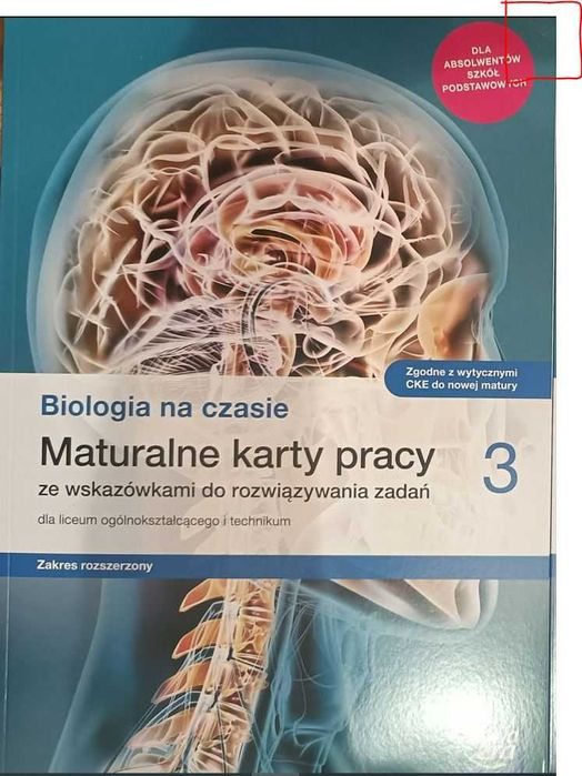 Karty pracy Biologia na czasie 3 ZR Nowa Era 42194